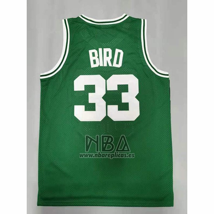 Camiseta Boston Celtics Larry Bird NO 33 Mitchell & Ness 1985-86 Verde